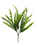Yapay Çiçek Kıvırcık Saz Yeşil 5 Dallı 40*20cm Aradal Garnitür Çiçek 