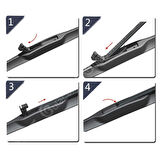 İnwells Hibrit Silecek Takımı Honda Civic HB 2001-2005 ile uyumlu