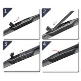 İnwells Hibrit Silecek Takımı Kia Rio 2012-2017 ile uyumlu