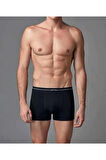Erkek İç Giyim Siyah & Lacivert & Gri 3'lü Boxer Set L1.ER.O04.S006