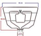 Bosch Uyumlu Fırın Üst  Rezistans ,  Fırın Rezistansı 1300 + 1500 = 2800 Watt