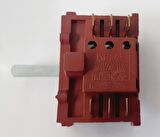 Alveus 3+3 Metal Mil Şalter , Ankastre Fırın Kademe Anahtarı Düğmesi Şalteri