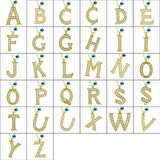 925 Ayar Gümüş Nazar A Harfi Kadın Gümüş Kolye