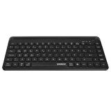 Everest KB-BT66 Siyah 2.4G+BT1+BT2 üçü bir arada 3 in 1 2.4/Bluetooth Çift Modlu PC/Mobil Bilgisayar Tablet Televizyon Uyumlu Q Kablosuz klavye 