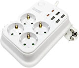 Lunatic Showmax Serisi SH-2946 Termal Akım Korumalı Priz 2 MT (4 Priz + 4 Usb + 2 Type-c)