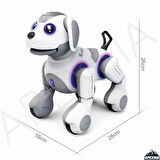 Oyuncak Uzaktan Kumandalı Şarjlı 22 Fonksiyonlu Dokunma Sensörlü Etkileşimli Akıllı Robot Köpek