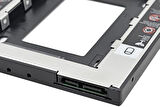 Lunatic 1647 9,5 mm 2,5 inç SSD HDD Sabit Disk İçin Sürücü Sata 3 (Dizüstü Bilgisayar) Sabit Sürücü Çerçevesi SSD veya SATA Diskinizi Harddisk Yuvasına Takıp, Bu Cihaz da DVD/CD okuyucusuna Takılır