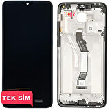Tkgz - Xiaomi Redmi NOTE 8 PRO Uyumlu Lcd Ekran Dokunmatik Orijinal ÇITALI SİYAH