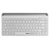 Everest KB-BT66 Beyaz 2.4G+BT1+BT2 üçü bir arada 3 in 1 2.4/Bluetooth Çift Modlu PC/Mobil Bilgisayar Tablet Televizyon Uyumlu Q Kablosuz klavye