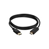 Lunatic 1843 1.8 Metre Displayport To HDMI Çevirici Dönüştürücü Adaptör Kablosu 24 Ayar Altın Kaplama Giriş Uçları Yüksek Kaliteli