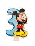 PASTA MUMU RAKAM MİCKEY 3 MAVİ