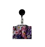 Renkli Çiçekler 2 Temalı Yatay Kart Kabı Kart Koruyucu