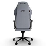 Cybeart Apex Series – X11 Gray Edition PU Deri Bel Destekli 4D Hafızalı Yastık Oyuncu Koltuğu