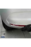 Renault Clio 5 HB Krom Arka Reflektör Çıtası 2 Parça 2020 ve Üzeri P.Çelik