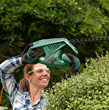 Bosch Easyhedgecut 45 Çit Kesme Makinesi +  Koruma Gözlüğü + Bakım Spreyi + Yedek Misina Seti