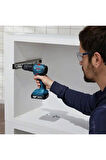Bosch Professional GWS 180-LI + GSB 185-LI 18V Akülü Vidalama 2+4 Ah Çift Akü Set - 06019H9026 + Bosch 42 Parça Hassas Vidalama - Bits Ucu Seti - 2607002835 + Bosch Sırt Çantası (Yeşil)