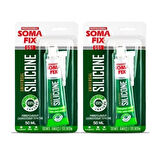 2 Adet Somafix 50 ml Tüp Silikon Beyaz