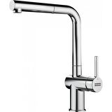 Franke Urban UBG 651-100 Nero Granit Eviye-Active Plus Doccia 2.0 Krom Batarya Seti