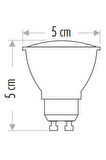  CT-4215 B 7W 6400K GU10 DUY STARTER BACAK LED AMPUL BEYAZ