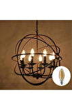 CT-4280 4w Rustik Led Buji Ampül E14 Amber