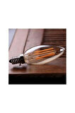 CT-4280 4w Rustik Led Buji Ampül E14 Amber