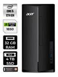 ACER ASPİRE i5 12400 32GB RAM 4TB SSD GTX1650/4GB W11PRO DT.BHUEM.005 MASAÜSTÜ PC & PER4 BELLEK