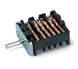 Beko 163100005 Fırın Komutatör Şalter , Kademe Anahtarı  6+6 Şalter - 6 Konum + Off