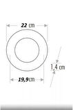  CT-5169 18 WATT SLİM LED PANEL ARMATÜR BEYAZ IŞIK