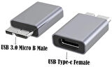 Lunatic 7045 Usb Type C To Micro B Usb Çevirici Dönüştürücü Adaptör Bilgisayar, dizüstü bilgisayar, tablet veya diğer cihazları bir USB USB-C mikro-b bağlantı noktası ile bir cihaza bir 3.0 bağlantı noktasına bağlar