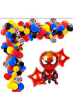 Çıtıpıtıstore Örümcek Adam Temalı Balon Zincir Seti