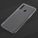 Gpack Samsung Galaxy A20s Kılıf Süper Silikon Yumuşak Arka KorumaNano Glass