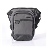 ÇÇS 31257 Motosiklet Bel Bacak Çantası Gri