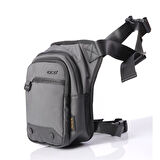 ÇÇS 31257 Motosiklet Bel Bacak Çantası Gri