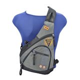Ccs Bodybag 51279 Çapraz Askılı Sırt Çantası Gri