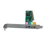 PCI ses kartı 5 kanal 4.1 Surround 3D PC PCI ses kartı CMI8738 çip