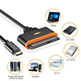USB 3.1 type -c to 2.5 " SATA III harici harddisk kablosu