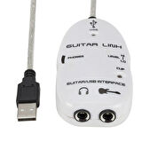 Usb guitar link kablo usb gitar ses ara bağlantı kablosu