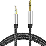 Bilgisayar anfi bağlantı kablosu 3,5mm -6,3mm stereo aux kablosu 5m