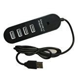 Usb 2.0  4 port Usb çoklayıcı usb 2.0 hub 1m kablolu power girişli