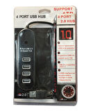 Usb 2.0  4 port Usb çoklayıcı usb 2.0 hub 1m kablolu power girişli