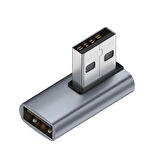 Usb 3.0 sağ açılı 90 derece dişi erkek usb 3.0 çevirici