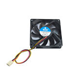 12 Volt  8 cm 3 Pinli Fan 8*8*1.5 cm 3 pinli soğutucu fan