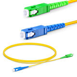 Fiber optik patch cord SC UPC to SC APC simplex fiber optik kablo 15m