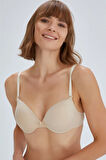 Kadın Ten Violet Badem Boş Cup Tek Sütyen Ersk120