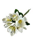 Yapay Çiçek Manolya Letex Eva Magnolia 33cm Beyaz Krem