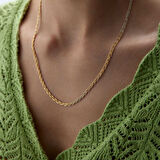 Yassı Saç Örgüsü Zincir