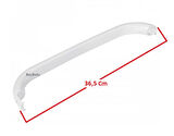 Bosch Uyumlu Buzdolabı Kapı Kolu 36,5 cm BEYAZ , Tek Vida Tip Kapak Kol