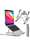 Ayarlı Laptop Macbook Uyumlu Notebook Yükseltici Tutucu Stand Alüminyum