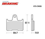 SİNTERLİ ARKA FREN BALATASI / SUZUKI / GSX-R 1000 / 1000cc / ARKA / 2001-2002-2003-2004-2005-2006-2007-2008-2009-2010-2011-2012-2013-2014-2015-2016-2017-2018-2019-2020-2021