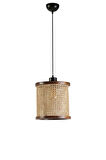 GİZEM ORTA TEKLİ CEVİZ RATTAN SARKIT